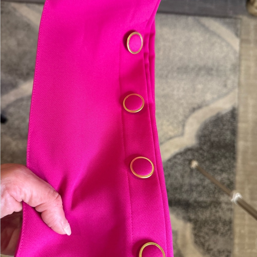Milly Fuchsia Cropped Pants - Picture 5 of 9